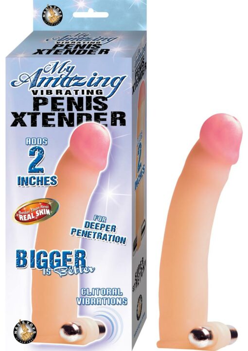 My Amazing Vibrating Penis Xtender Sleeve - Vanilla
