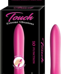 Touch Extreme Vibrations Rechargeable Silicone Vibrator - Pink