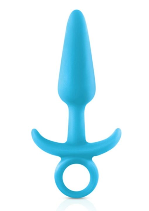 Firefly Prince Silicone Butt Plug Glow In The Dark - Blue
