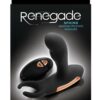 Renegade Sphinx Rechargeable Silicone Warming Prostate Massager with Remote Control - Black