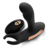 Renegade Sphinx Rechargeable Silicone Warming Prostate Massager with Remote Control - Black