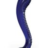 Icicles No 70 Textured G-Spot Glass Probe - Blue