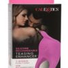 Silicone Rechargeable Teasing Enhancer Cockring Waterproof Pink