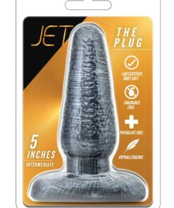 Jet The Plug Butt Plug- Carbon Metallic Black