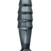 Jet Destructor Butt Plug - Carbon Metallic Black