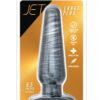 Jet Plug Butt Plug - Large - Carbon Metallic Black