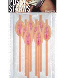 Pussy Straws Flesh 8 Pieces Per Pack