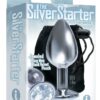 The 9`s - The Silver Starter Bejeweled Stainless Steel Plug - Diamond