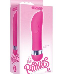 Dolphy Silicone Mini Vibrator 4.5in - Pink