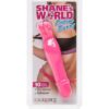 Shane`s World Bedtime Bunny Silicone Vibrator Waterproof 4.25in - Pink