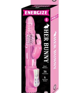 Energize Her Bunny 4 Dual Motor Rabbit Vibrator - Pink