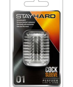 Stay Hard Cock Sleeve 01 - Clear
