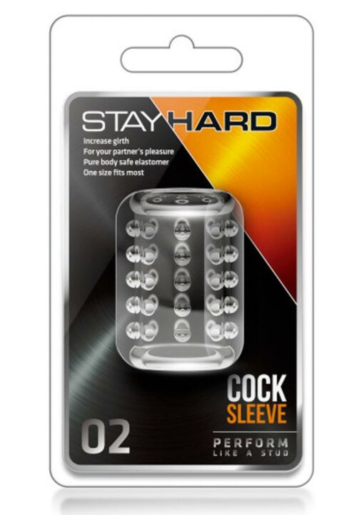 Stay Hard Cock Sleeve 02 - Clear