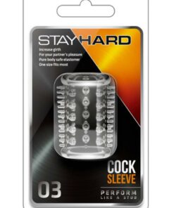 Stay Hard Cock Sleeve 03 - Clear