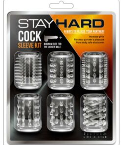 Stay Hard Cock Sleeve Kit - Clear