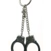 Sex and Mischief Ring Metal Handcuffs - Silver