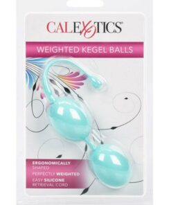 Weighted Kegel Balls Silicone with Retrieval Cord - Teal