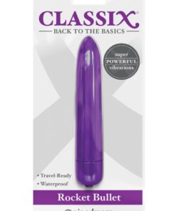 Classix Vibrating Rocket Bullet - Purple