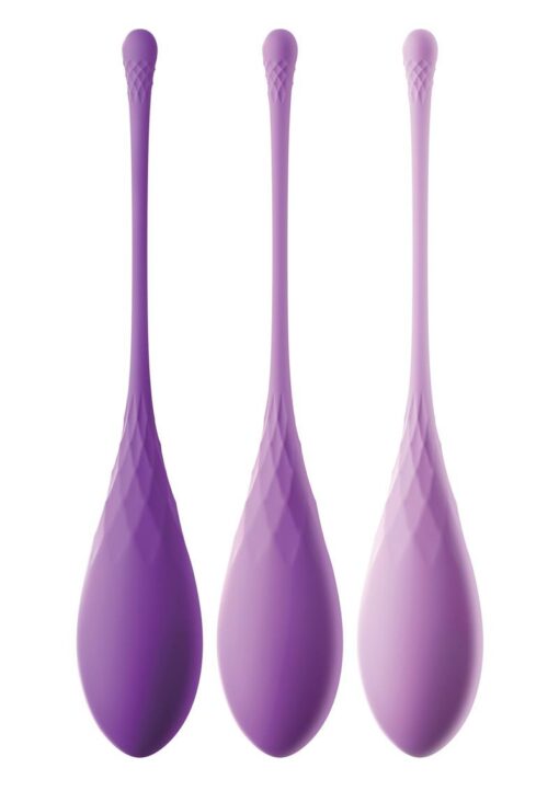 Fantasy For Her Silicone Kegel Train Her Set - Purple