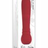 Lady In Red Rechargeable Silicone Bullet Vibrator with 17 Functions and Speeds - Red