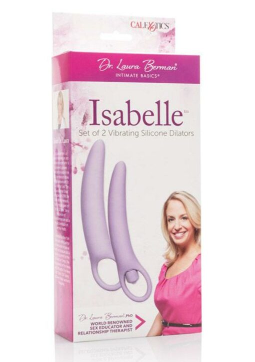 Dr. Laura Berman Isabelle Set of 2 Vibrating Silicone Dilators - Lavender
