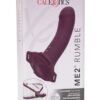 Her Royal Harness Me2 Rumble Silicone Strap-On Probe - Purple