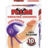 Ram Silicone Vibrating Cock Ring - Purple