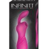 Infinitt Suction Massager Two Rechargeable Silicone Vibrator - Pink