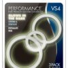 Performance VS4 Pure Premium Silicone Cock Ring Set (3 Sizes) - White