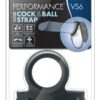 Performance VS6 Silicone Cock and Ball Strap - Black