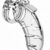 Man Cage Model 03 Male Chastity with Lock 4.5in - Clear