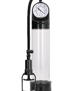 Pumped By Shots Comfort Penis Pump with Advanced PSI Gauge - Clear