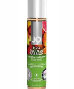 JO H2O Water Based Flavored Lubricant Tropical Passion 1oz