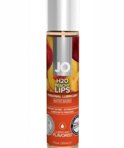 JO H2O Water Based Flavored Lubricant Peachy Lips 1oz