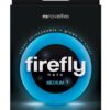 Firefly Halo Medium Silicone Cock Ring Glow In The Dark - Blue