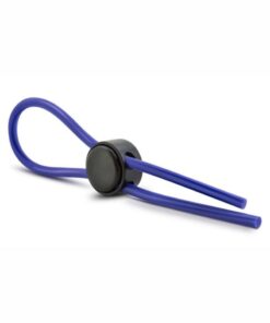 Stay Hard Silicone Loop Cock Ring - Blue