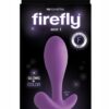 Firefly Ace I Silicone Butt Plug Glow In The Dark - Purple
