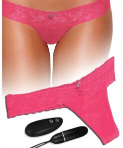 Wireless Remote Control Vibrating Panties Panty Vibe - Small/Medium - Pink