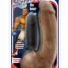 Loverboy The Boxer Vibrating Cock with Balls 9in - Caramel