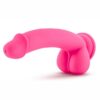 Ruse D Thang Silicone Dildo with Balls 7.75in - Hot Pink