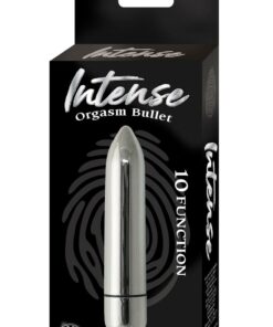 Intense Orgasm Bullet Vibrator - Silver