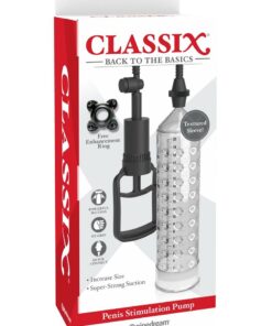 Classix Penis Stimulation Pump - Clear