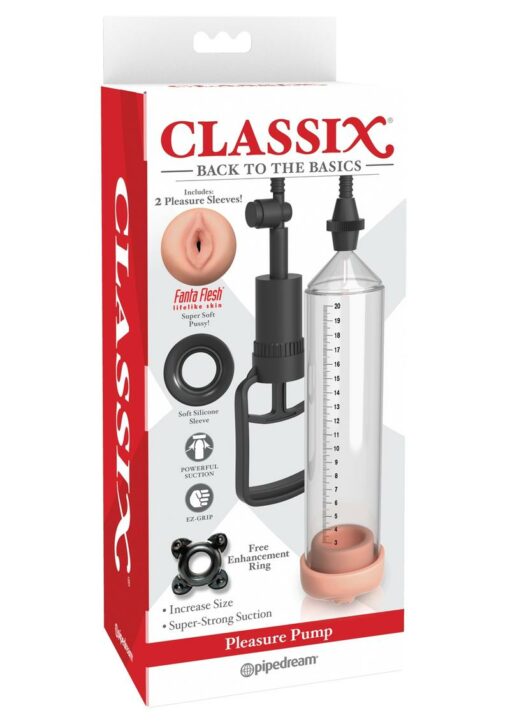 Classix Pleasure Penis Pump - Clear