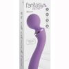 Fantasy For Her Duo Wand Massage-Her Silicone Rechargeable Waterproof - Purple