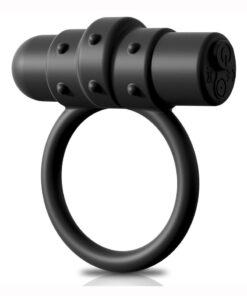 Sir Richard`s Control Rechargeable Vibrating Silicone Cock Ring - Black