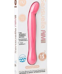 Nu Sensuelle Aimii Rechargeable Silicone G-Spot Vibrator - Pink