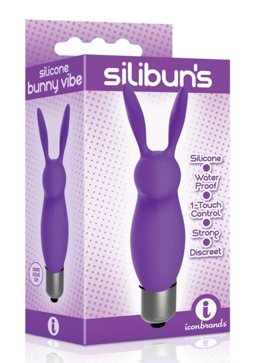 The 9`s - Silibuns Silicone Bunny Bullet - Purple