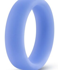 Performance Silicone Cock Ring - Blue