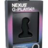 Nexus G-Play+SM Rechargeable Silicone Vibrator - Small- Black