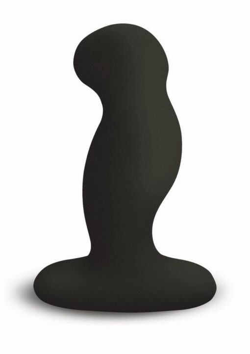Nexus G-Play+SM Rechargeable Silicone Vibrator - Small- Black
